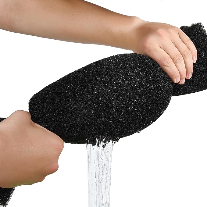 Hipanda 2 Pack Aquarium Bio Filter Sponge Pad 20"x20"x1",30PPI, Bio Filter Media Foam Pad Sponges, Cut-to-Size Open Cell Foam Sheet for Fish Tank