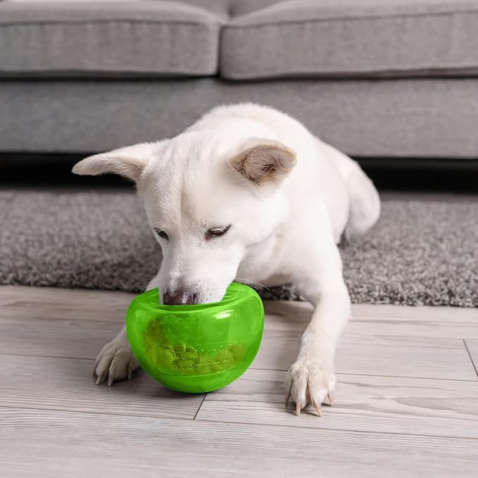 Outward Hound by Planet Dog Snoop Durable Interactive Treat Dispensing Dog Toy, Large, Green