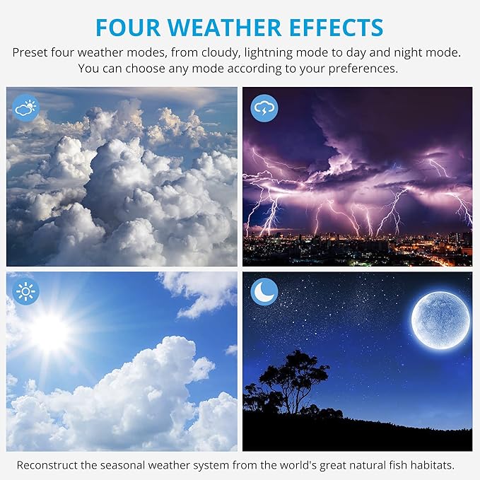 NICREW RGB+W 24/7 LED Aquarium Light with Controller, Full Spectrum Fish Tank Light for Planted Freshwater Tanks, Planted Aquarium Light with Extendable Brackets to 36-48 Inches, 33 Watts