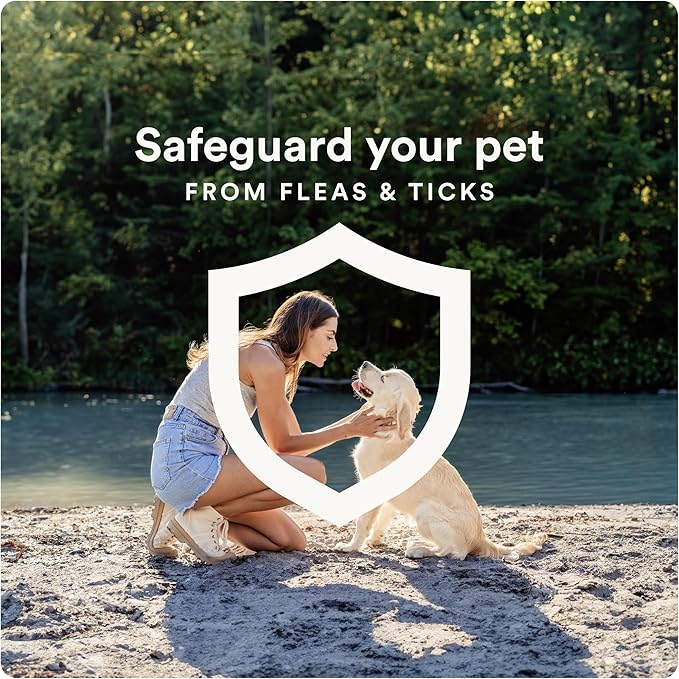 Ultra Flea and Tick Prevention for Dogs - Dog and Puppy Treatment and Control - Mosquito Repellent - XL, Fast Acting Waterproof Topical Drops, 6 Month Supply