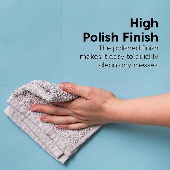 IRIS USA Pee Pad Holder - For Large Sized Puppy and Puppy Training Pads, Secured Latches, Non-Skid Feet, High Polish Finish for Easy Cleaning, Leak Protection, Fits 28"x 34" Pad or Larger, Square, Blue