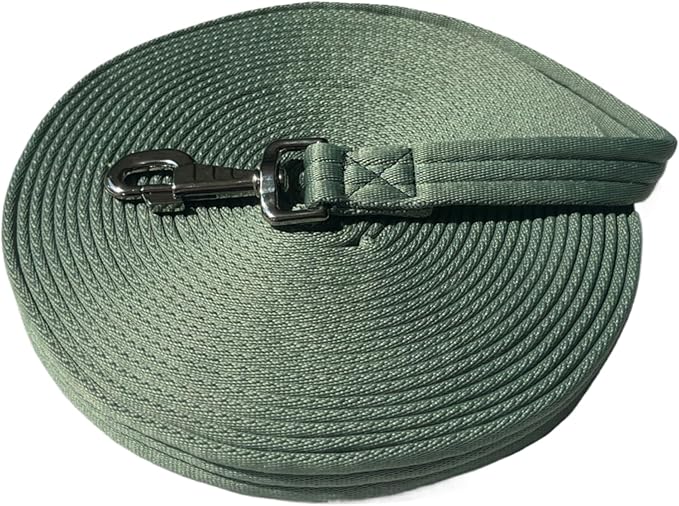 Horse Training Lunge Line with Alloy Trigger Buckle for Accurate Equestrian Training of 32.8 ft(10 Meters)