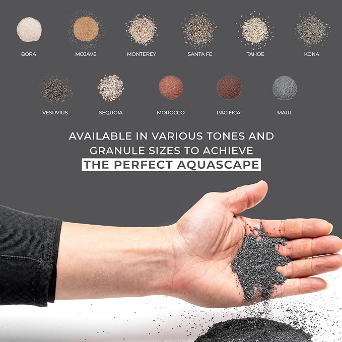 Ultum Nature Systems Controsand Maui Aquarium Gravel (8L) - Small Pebbles for Fish Tank - Planted Rocks - Substrate - Versatile Stones