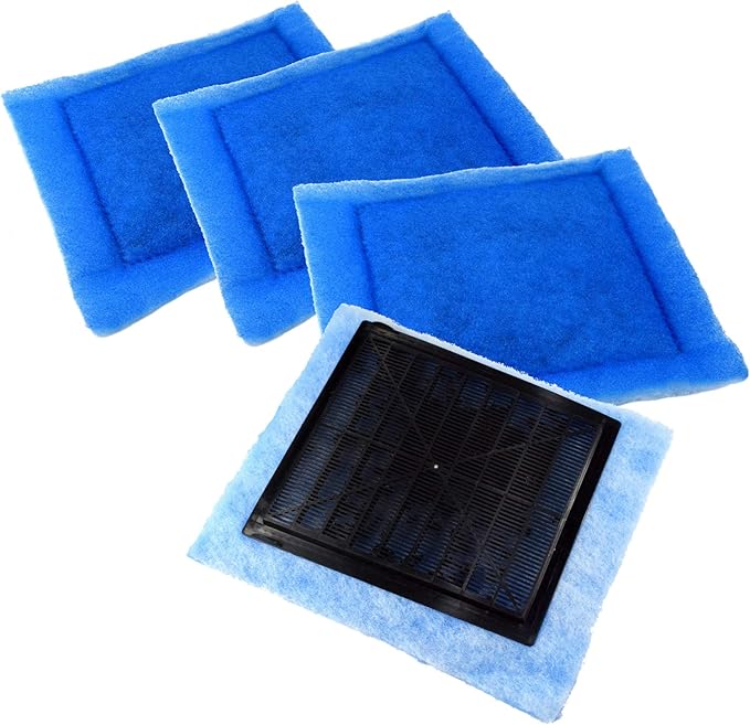 HQRP 4-Pack Aquarium Filter Compatible with Aqua-Tech EZ-Change # 3 Filter Cartridge Fits Aqua-Tech 20-40 and 30-60 Power Filters