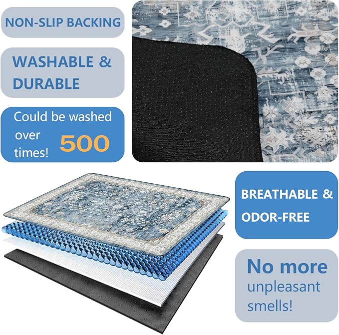 Washable Pee Pads for Dogs 2 Pack, Absorbent Reusable Puppy Pads Waterproof, Leakproof & Non-Slip Whelping Pad, Potty Training Pads for Dogs Playpen Mat 24x36