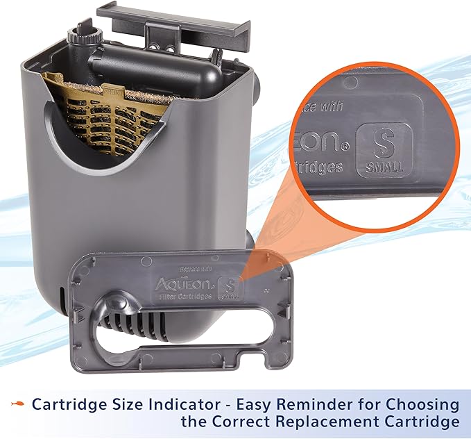Aqueon QuietFlow Internal Filter with SmartClean Technology, Small