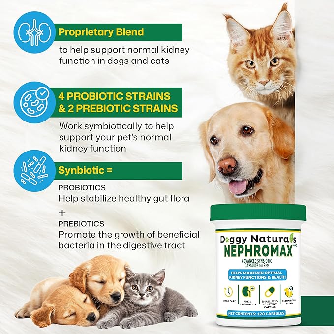 NEPHROMAX™ Synbiotic Capsules Dogs Cats 240