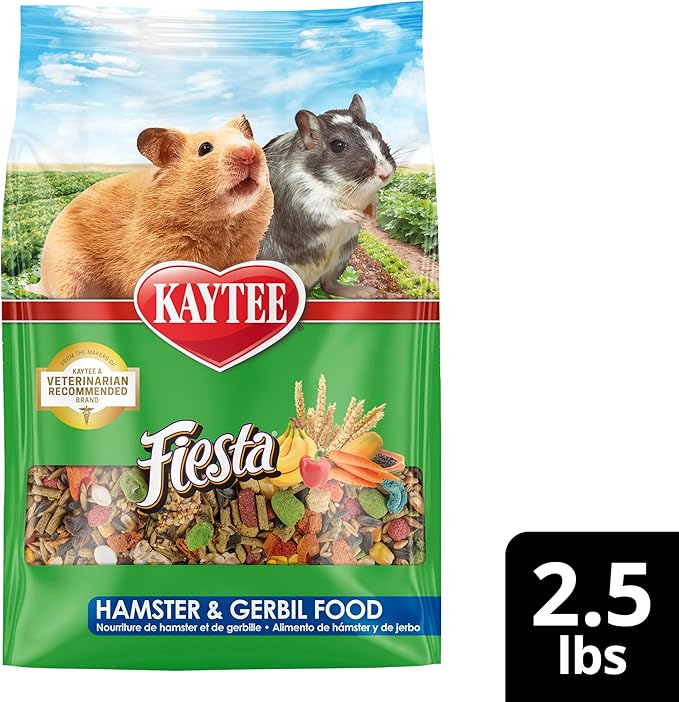 Kaytee Fiesta Hamster Gerbil, 2.5-Pound