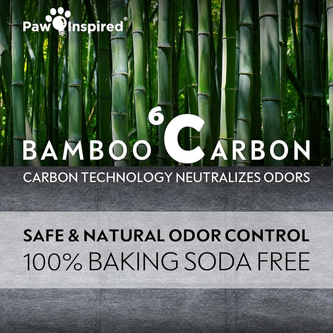 Paw Inspired Disposable Guinea Pig Cage Liners | Bamboo Charcoal Odor Controlling | Super Absorbent Liners Pee Pads for Ferrets, Rabbits, Hamsters, and Small Animals (34x24 (Critter Nation) -12 ct)