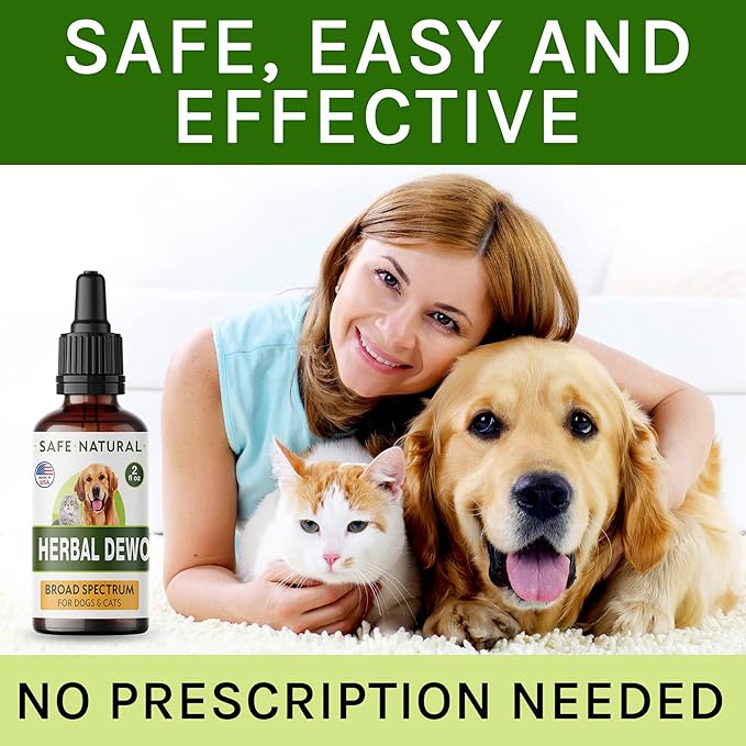 Liquid Herbal Cleanse for Cats and Dogs - Homeopathic Control for Pets of All Breeds and Sizes - Puppy and Kitten - USA-Sourced Ingredients - Preventative or Reactive - 2oz