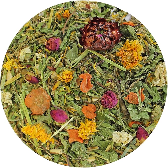 Pasture Plus+ Salad Essentials - Healthy Natural High-Fiber Dried Flower & Herb Treat - Squirrels, Guinea Pigs, Rabbits, Chinchillas, Prairie Dogs, Degus, Hamsters, Gerbils & Other Small Pets