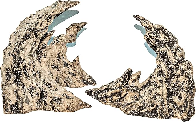 Novelsite Fish Tank Accessories, Aquarium Decorations, Scenery, Rock Ornaments - Create Aquatic Beauty with Premium Aquarium Decorations, 14.4 x 7.1 x 3.34 inches