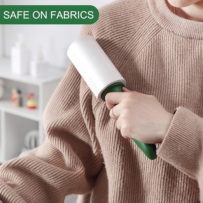 Fedicelly Lint Rollers Pet Hair Extra Sticky Furniture,Cat Dog Hair Remover Laundry Clothes Carpet,Total 200 Sheets Lint Remover Brush for Couch