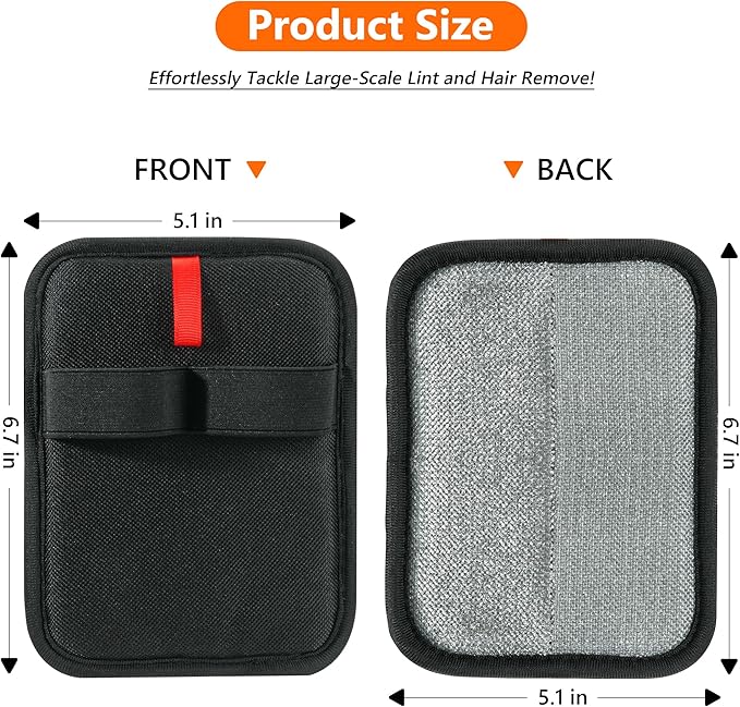 Pet Hair Removal Glove，Static Electricity Grooming Mitt Tool for Dogs & Cats - Remove Fur from Pets, Furniture, Car Seats