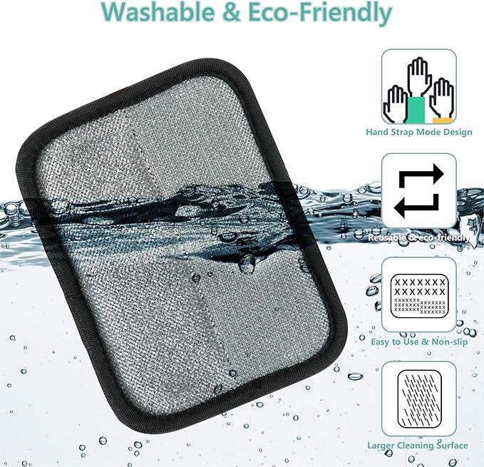 Pet Hair Removal Glove - Reusable Electrostatic Dog/Cat Hair Remover Mitt & Pet Grooming Gloves for Couch, Carpet, Furniture - Upgraded Electrostatic Dog Hair Glove Tool (1 PC)