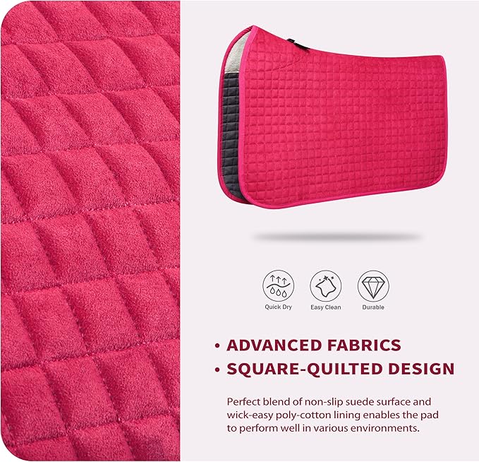 Tackmore Western Saddle Pad Breathable, Shock-Absorbing Saddle Pad