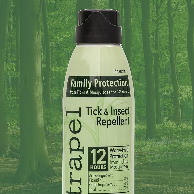Natrapel Tick & Insect Repellent Eco-Spray - Bug Spray with 20% Picaridin - Family Protection Against Mosquitoes, Ticks & More - Up to 12 Hours of Protection - 6 oz (2 Pack)