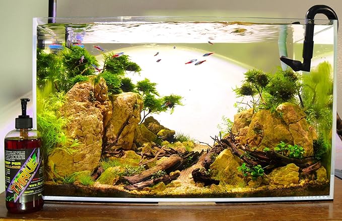 Thrive+ All in One Liquid Aquarium Plant Fertilizer – 500ml Highly Concentrated Aquatic Plant Fertilizer Solution – Nutrient-Rich Aquarium Plant Food – Convenient Usage – Effective Results