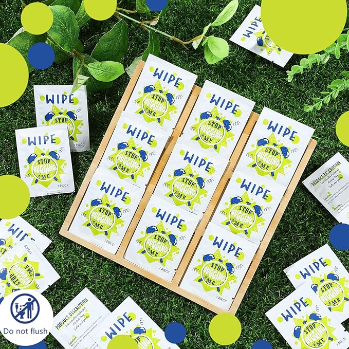 Tondiamo 200 Pcs Feminine Wet Wipes for Women Individually Wrapped Flushable Wipes Travel Size Soothing Personal Wipe Cleansing Natural Ingredients for Feminine Daily Use(Peppermint)