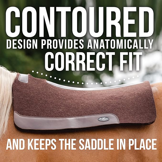 Professional's Choice 100% Steam-Pressed Wool Felt Saddle pad