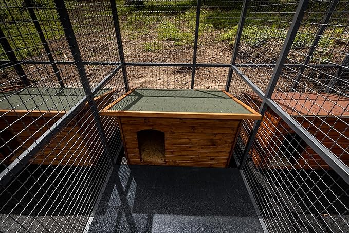 Heavy Duty Horse Stall Mats - Stable Mats, Durable 3/4 in. Thick Rubber Flooring - Solid Black - 3.5' x 6' Mat for Stables, and More - 42 in. x 72 in. Stall Mat