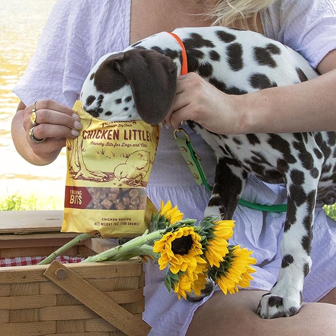 Polkadog Chicken Littles Crunchy Training Bits – All Natural, Limited Ingredient Healthy Training Treats for Dogs. Handcrafted & Made in USA. Great for Dogs with Allergies or Sensitive Stomachs – 7oz