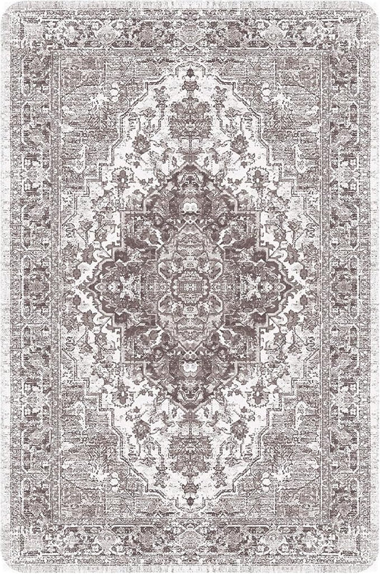 nunubaby 4PACK Washable Pee Pads for Dogs, Stylish, Non-Slip and Leak-Proof Pee Pads. Reusable Potty Pads for Dogs for Crates and Floors.(Brown/Geo, 24" x36")