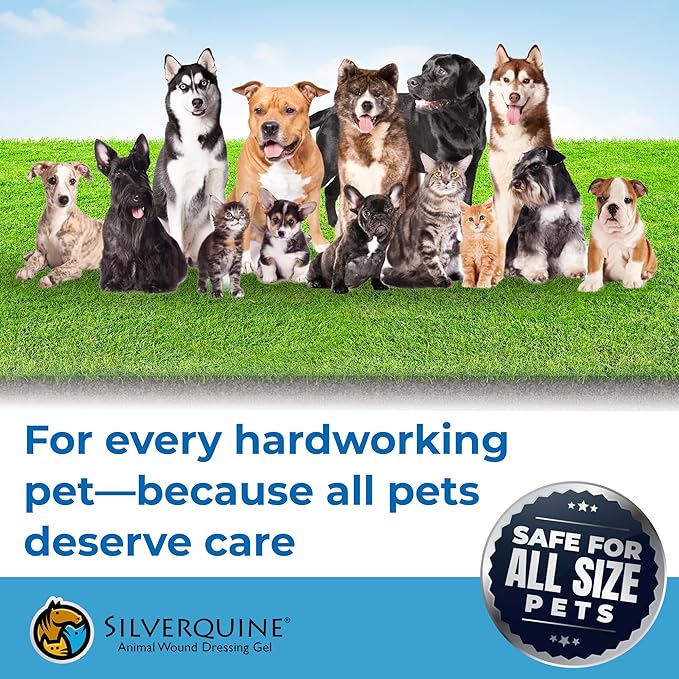 Hot Spot Gel for Dogs and Cats - Dog Wound and Skin Irritation Solution, Pet Emergency Kit, Hydrogel Ointment for Cuts, Burns, Itch, Skin Issues, and Pet Restoration & Wellness - 4 Oz