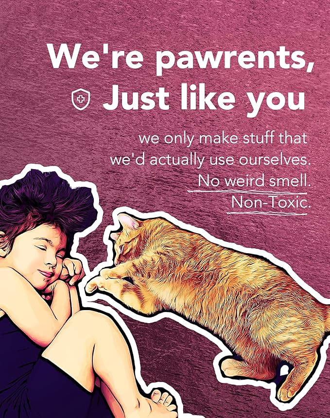 Lukamoo® Cute Cat Litter Mat (30’’x20’’), Large/L, for Kitty Litter & Cute Cat Litter Box