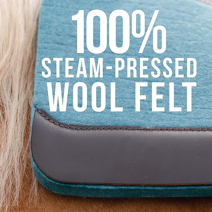 Professional's Choice 100% Steam-Pressed Wool Felt Saddle pad