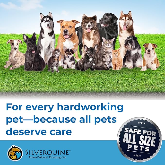 Hot Spot Gel for Dogs and Cats - Dog Wound and Skin Irritation Solution, Pet Emergency Kit, Hydrogel Ointment for Cuts, Burns, Itch, Skin Issues, and Pet Restoration & Wellness - 1.5 Oz