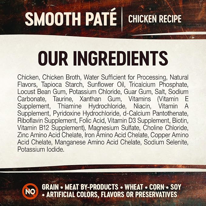 Wellness CORE Tiny Tasters Pate Adult Wet Cat Food, Natural, Protein-Rich, Grain Free, 1.75 Ounce Pouch, 12 Pack (Chicken)