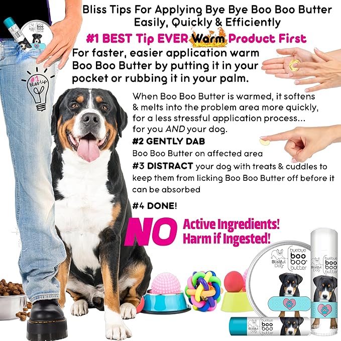 The Blissful Dog Greater Swiss Mountain Dog Boo Boo Butter, 8-Ounce