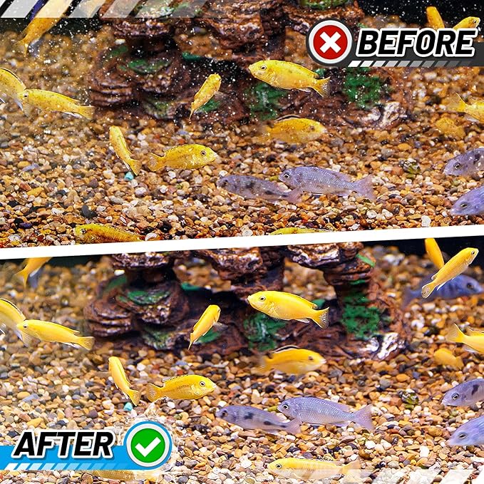 MEWTOGO 12Pcs Medium Filter Cartridges Compatible with Tetra Whisper Bio-Bag M, Aquarium Replacement Filter with Ultra-Activated Carbon for 10i IQ10 PF10 ReptoFilter Creating Clean Environment