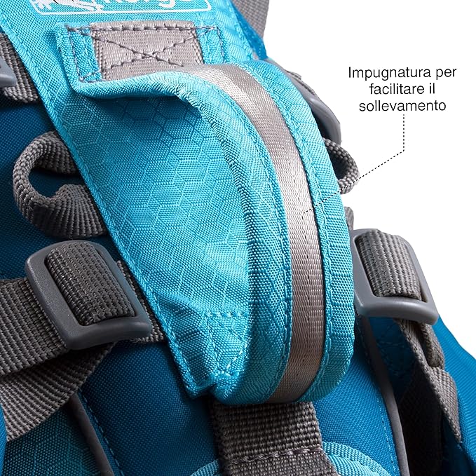 Kurgo Dog Saddlebag Backpack, Back Pack Dog Harness, Hiking Pack for Dogs, Packs for Pets to Wear, Camping & Travel Vest Harness, Reflective, Lightweight, Baxter Pack for Medium & Large Pets