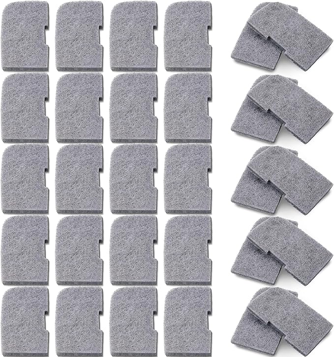 30 Pcs Ammonia Remover Pad Compatible with 306/307/406/407 Aquarium Canister Filter Media Ammonia Reducer for Fish Tank Replacement Parts Accessories