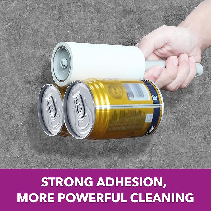 MEIQIHOME Lint Rollers for Pet Hair Extra Sticky, 1110 Sheets Mega Value Set Lint Roller with 5 Upgraded Handles, 10 Rollers Portable Pet Lint Roller for Clothes, Furniture, Dog & Cat Hair Removal